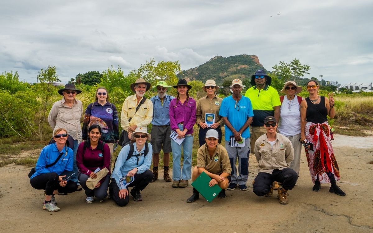 Volunteers in the field