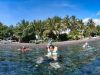 Participants snorkeling